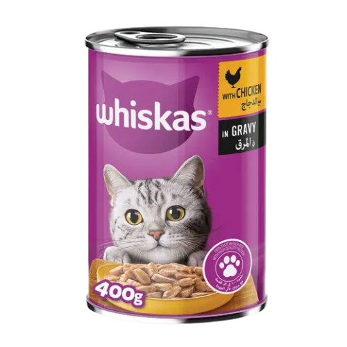 ويسكاس مع الدجاج والمرق 400غ